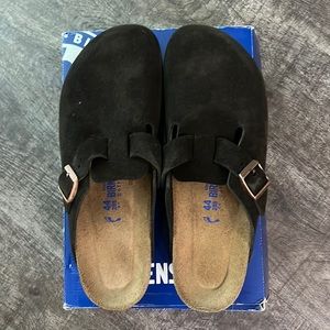 Birkenstock Suede Boston - Mocha - Sz 11/44